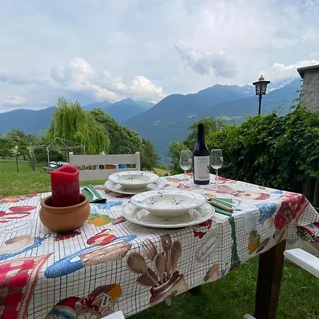 Stupenda Vista Sulle Orobie Con Giardino E Barbecue * 테글리오