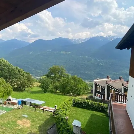 아파트 Stupenda Vista Sulle Orobie Con Giardino E Barbecue